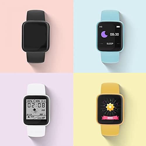 YUUAND akıllı saat Renkli Macaron Renk İzle Uyku Spor Su Geçirmez İzle 1.44 İnç Ekran Sağlık Yardımcısı