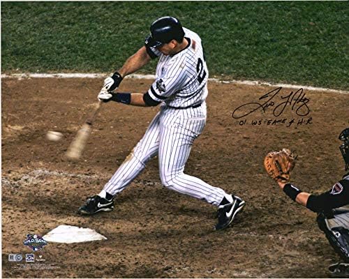 Tino Martinez New York Yankees İmzalı 16x 20 2001 Dünya Serisi 01 WS Game 4 HR Yazıtlı Ev Koşusu Fotoğrafını Bağlama-İmzalı MLB