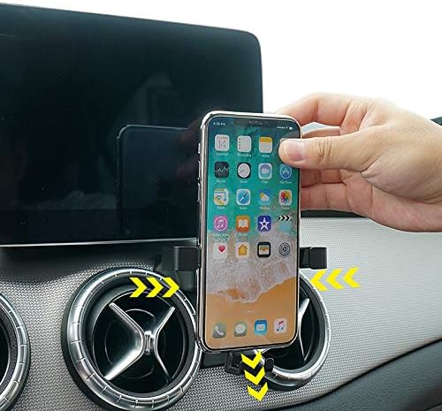 ITrims Araba Aksesuarları ön panel tutucu cep telefonu tutacağı Ayarlanabilir Araç telefonu tutacağı Mercedes-Benz GLA Sınıfı