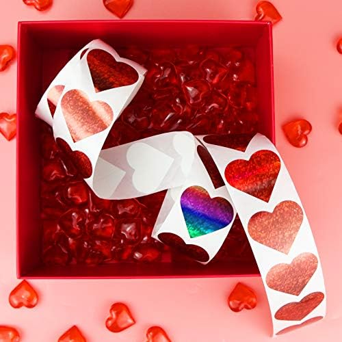 500 Parça için Glitter Kalp Çıkartmalar sevgililer Aşk Dekoratif Çıkartmalar Kartları Hediye Zarflar Kutuları anneler Günü Süslemeleri