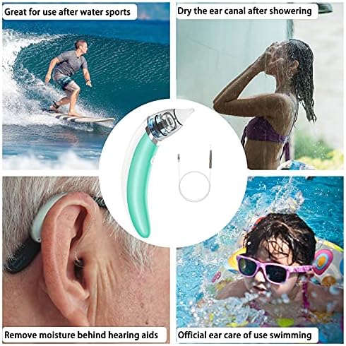 Kulak Balmumu Temizleme Aracı Elektrikli Kulak Temizleyici Yumuşak Kulak Kirini Temizleme Kiti USB Şarj Kullanımlık Güçlü Emme