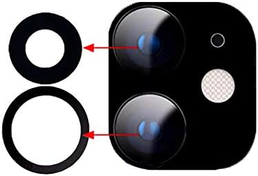 2 Paket(6 Adet) Arka Kamera Cam Lens Arka Kapak Cam + Yapıştırıcı Değiştirme için iPhone 12 Pro Max