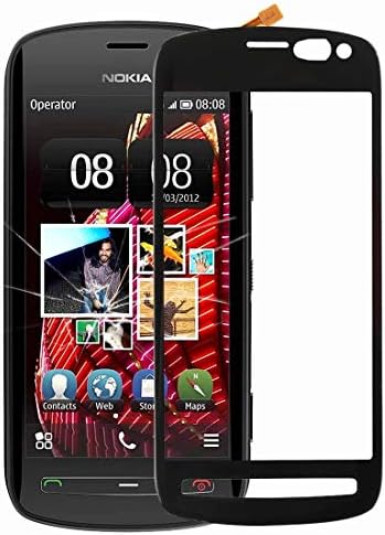 Nokia 808 PureView için PANTAOHUAUS Dokunmatik Panel(Siyah) (Siyah renk)
