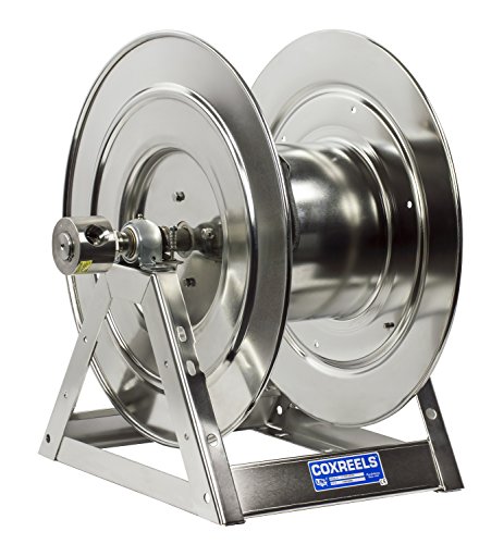 Coxreels 1175-6-100-E-SP Paslanmaz çelik elektrik motoru Hortum Makarası: 1 ID, 100' hortum kapasitesi, daha az hortum, 3000